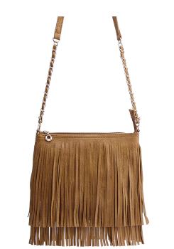 Boho Style Tassel Vegan Leather Purse