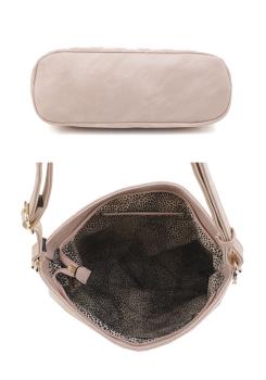 Fashion Tassel Quilt Zipper Hobo Crossbody Purse