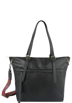 Fashion Tote Bag With Design Guitar Strap