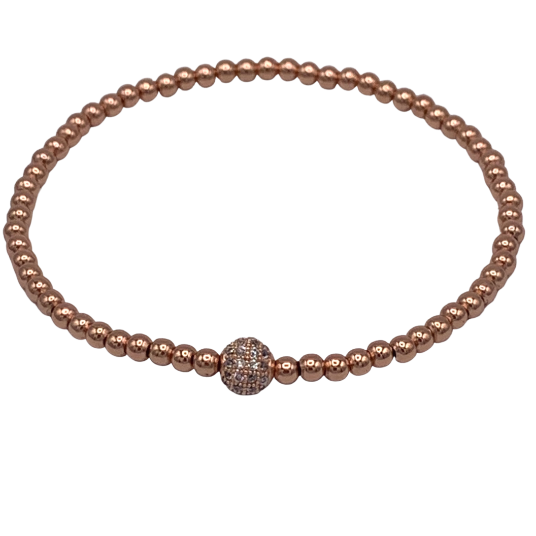 BB Love Jewel Bracelet - Rose Gold Plated "Shine Rose Shine"
