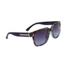 Sunglasses -Square Lens Metal Temple Accent