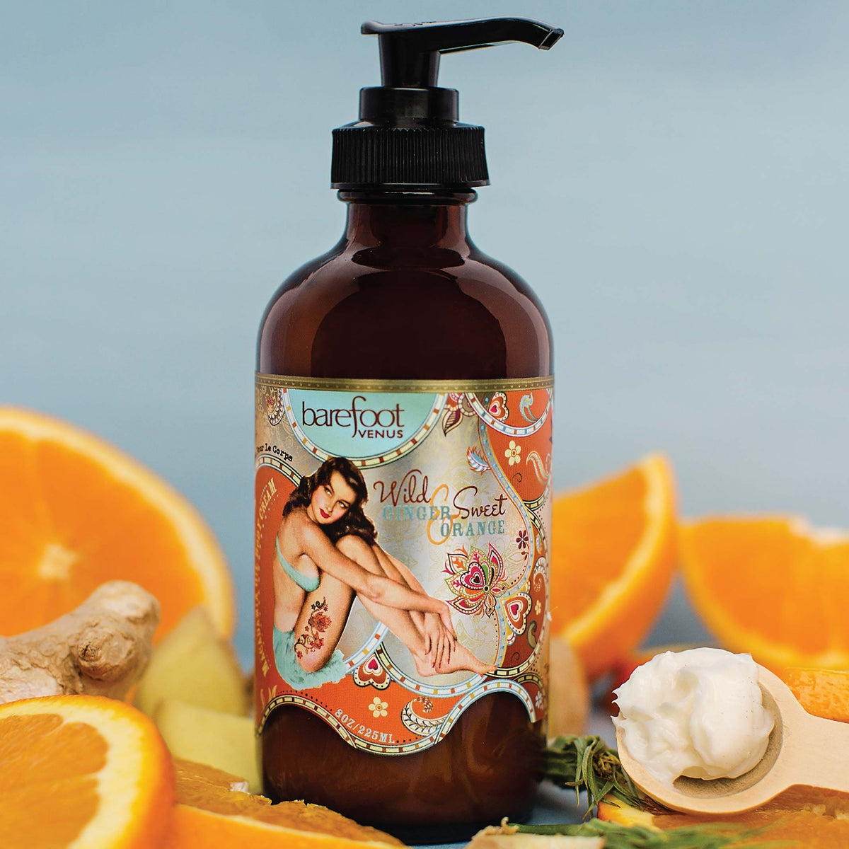Barefoot Venus Body Cream Wild Ginger & Sweet Orange