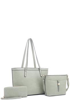 3 In 1 Tote Bag with Purse & Wallet