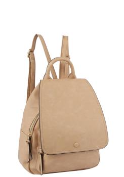 Backpack with Zipper Strap/s