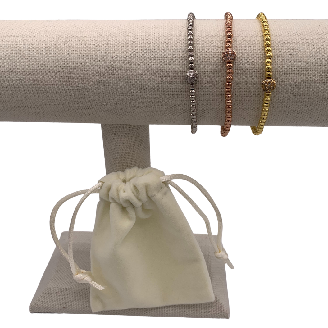 BB Love Jewel Bracelet - Rose Gold Plated "Shine Rose Shine"