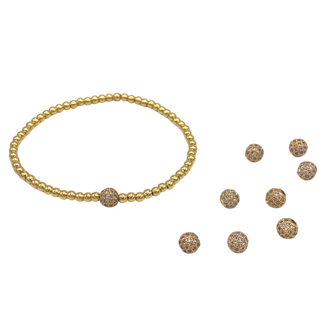 BB Love Jewel Bracelet - 18K Gold Plated "Life Is Golden"
