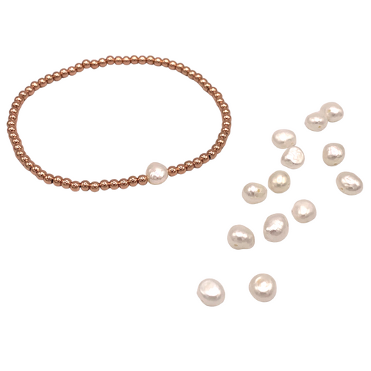 BB Love Jewel Bracelet - Rose Gold Plated "Purely Pearl"