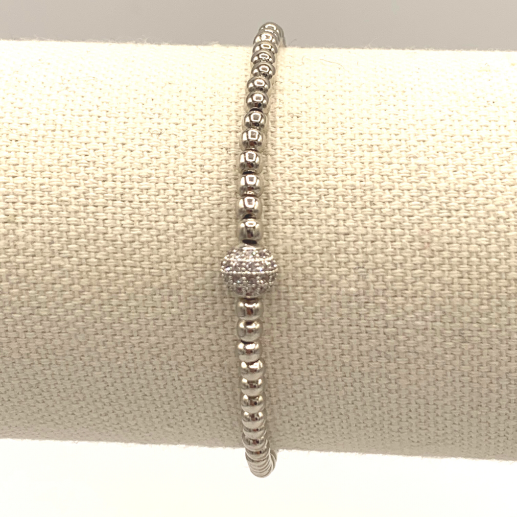 BB Love Jewel Bracelet - Sterling Silver "Its a Bling Thing"
