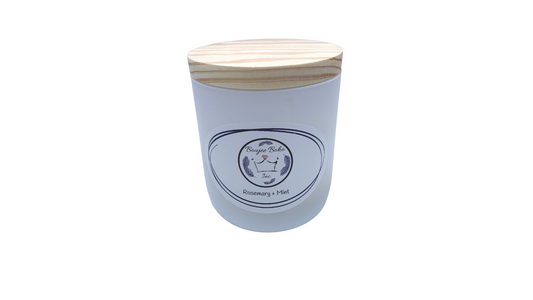 Boujee Boho Inc. Rosemary + Mint Soy Candle