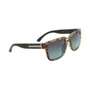 Sunglasses -Square Lens Metal Temple Accent