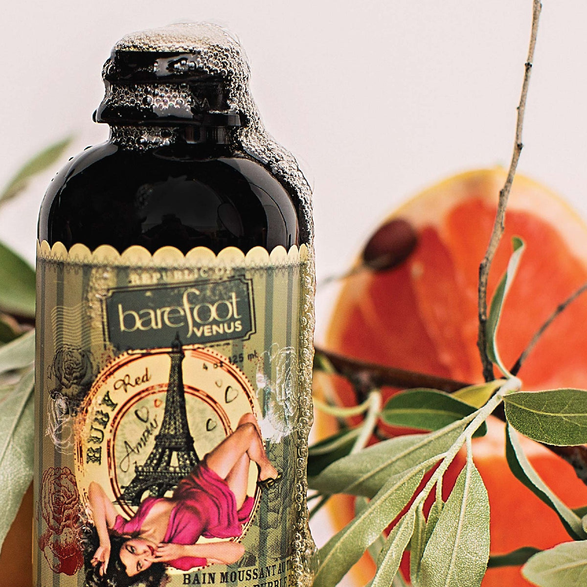 Barefoot Venus Bubble Bath Red Ruby